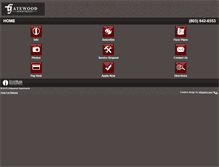 Tablet Screenshot of gatewood-apts.com